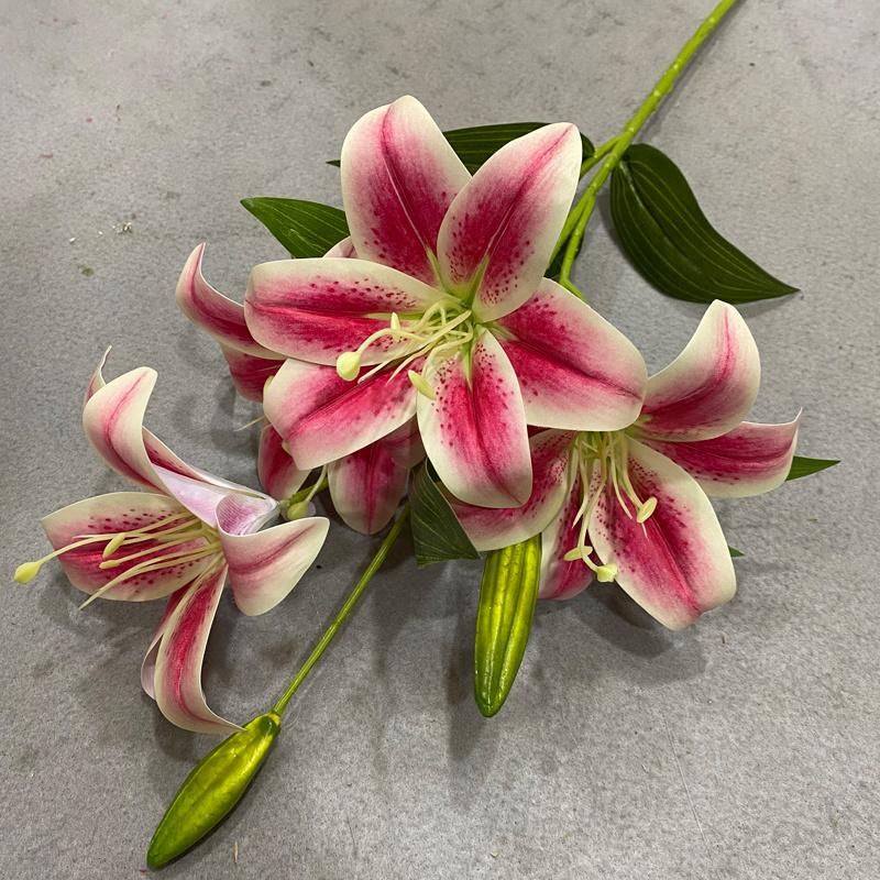 Good Selling Hot Fashion Decorative Handmade Artificial Flowers Artificial Lily Flower