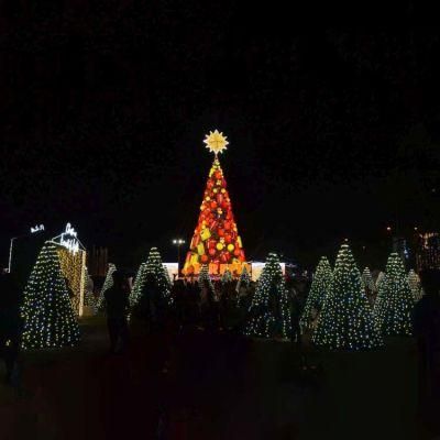 Outdoor Waterproof Artificial Large Christmas Tree with LED Lights for Sale
