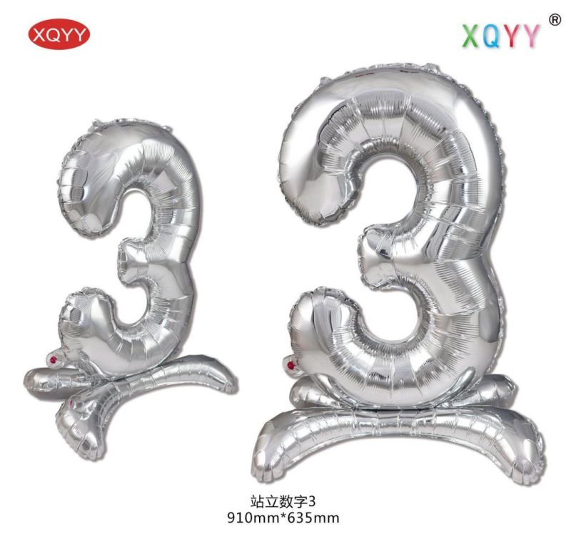 Mylar Number 32 Inch Party Decoration Foil Number Balloon