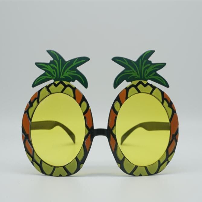 Pineapple Glasses for Hawaiian Beach Holiday Gift Party Supply Glasses