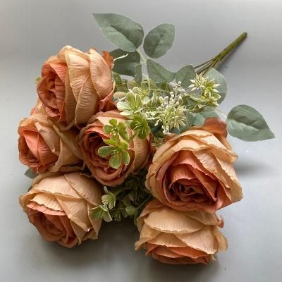 Luxury Artificial Flower Rose Bouquet for Home Decoration