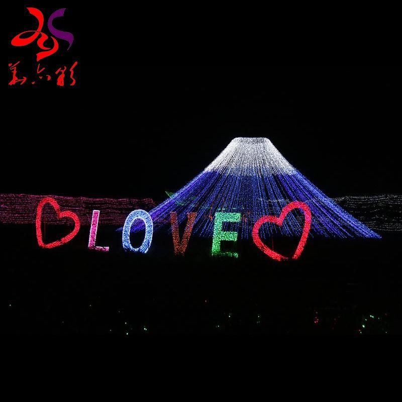 LED IP65 3D Couple Portrait Motif Christmas Outdoor Decoration Light
