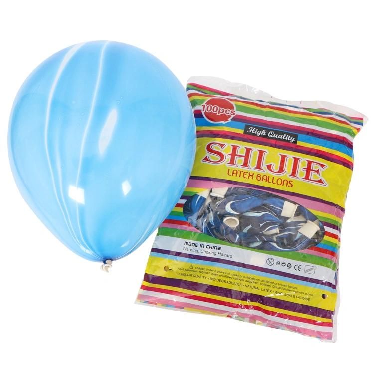 Thickened 10" Ink Graffiti Colorful Cloud Latex Balloon Birthday Decoration