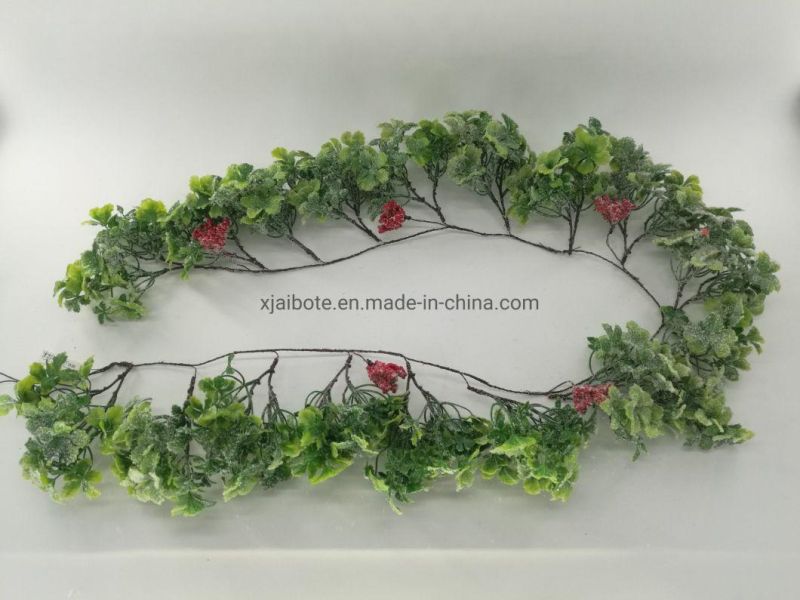 Christmas Pine Needle Garland Ornaments Decorations