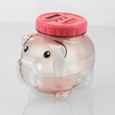 Big Size Transparent Digital Piggy Bank for Children with CE RoHS