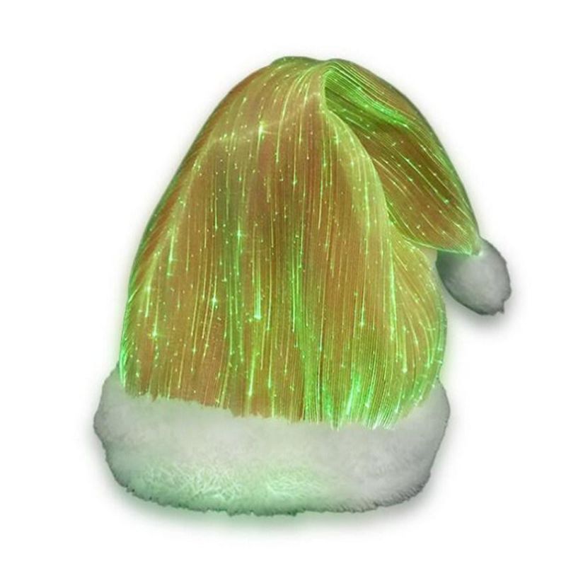 Party Fiber Optic Luminous Christmas Hat for Kids