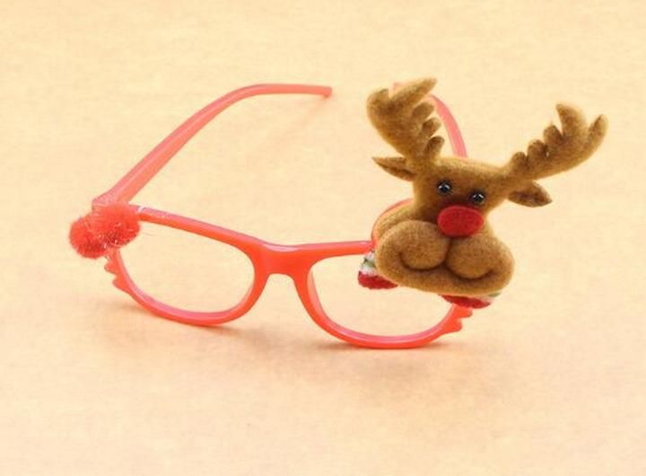 Cartoon Antler Children Toys Plastic Christmas Glasses Frame
