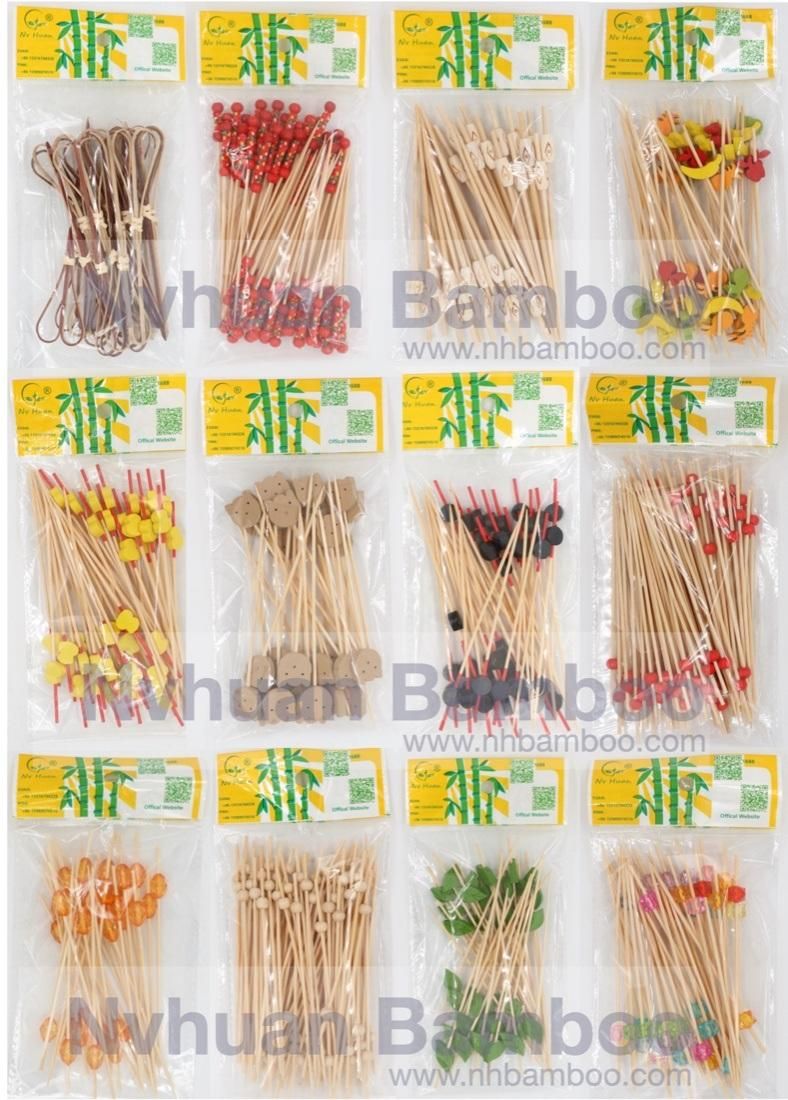 Decorative Bamboo Toothpick Food Picks