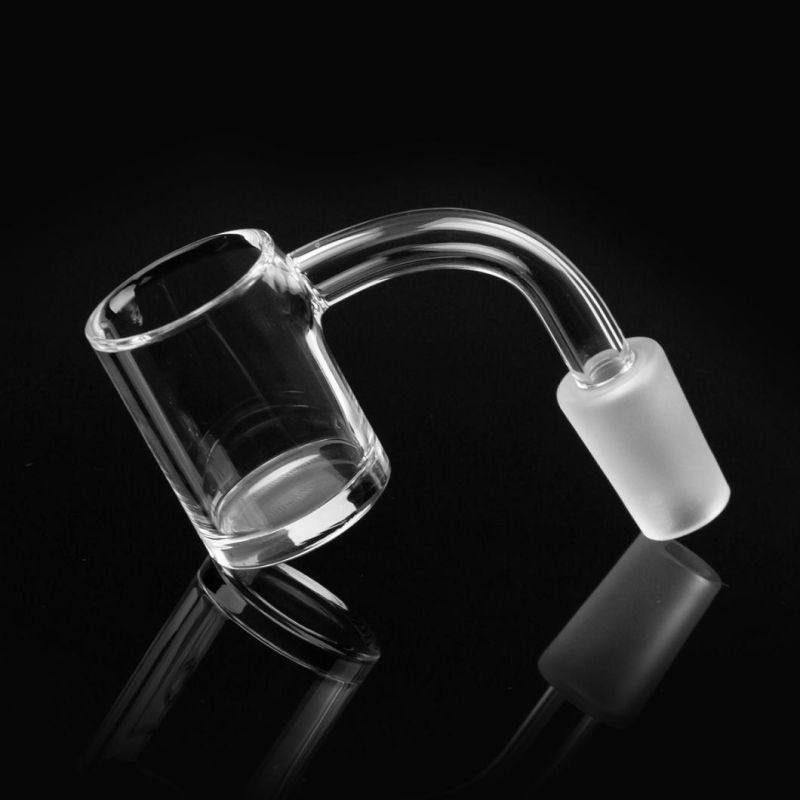 New Beveled Edge Top Quartz Banger 25mm Quartz Nail 14mm 18mm Male Female for DAB Rigs Glass Water Pipes