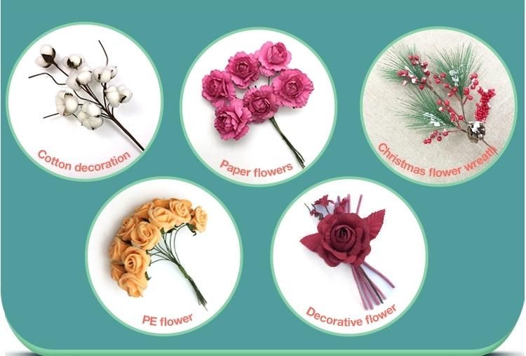 Red Flowers for Decoration Home Ornaments