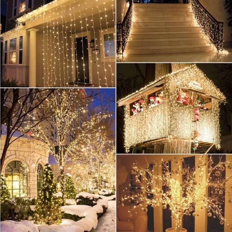 Waterproof Outdoor Home 10m 20m 30m 50m 100m LED Fairy String Lights Christmas Party Wedding Holiday Decoration Garland Light