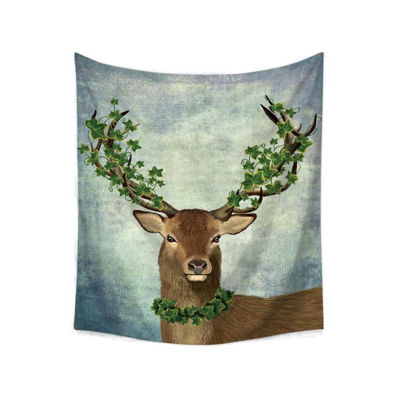 Factory Customized Christmas Deer Wall Tapestry