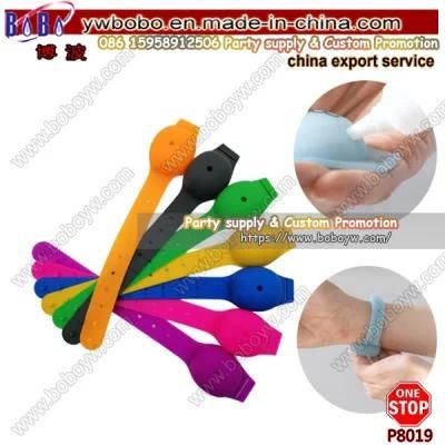 Sanitizing Antibacterial Disinfectant Gel Silicone Bracelet Dispenser Hand Sanitizer Dispenser Hand Sanitizer Bracelet Christmas Gifts (P8009)