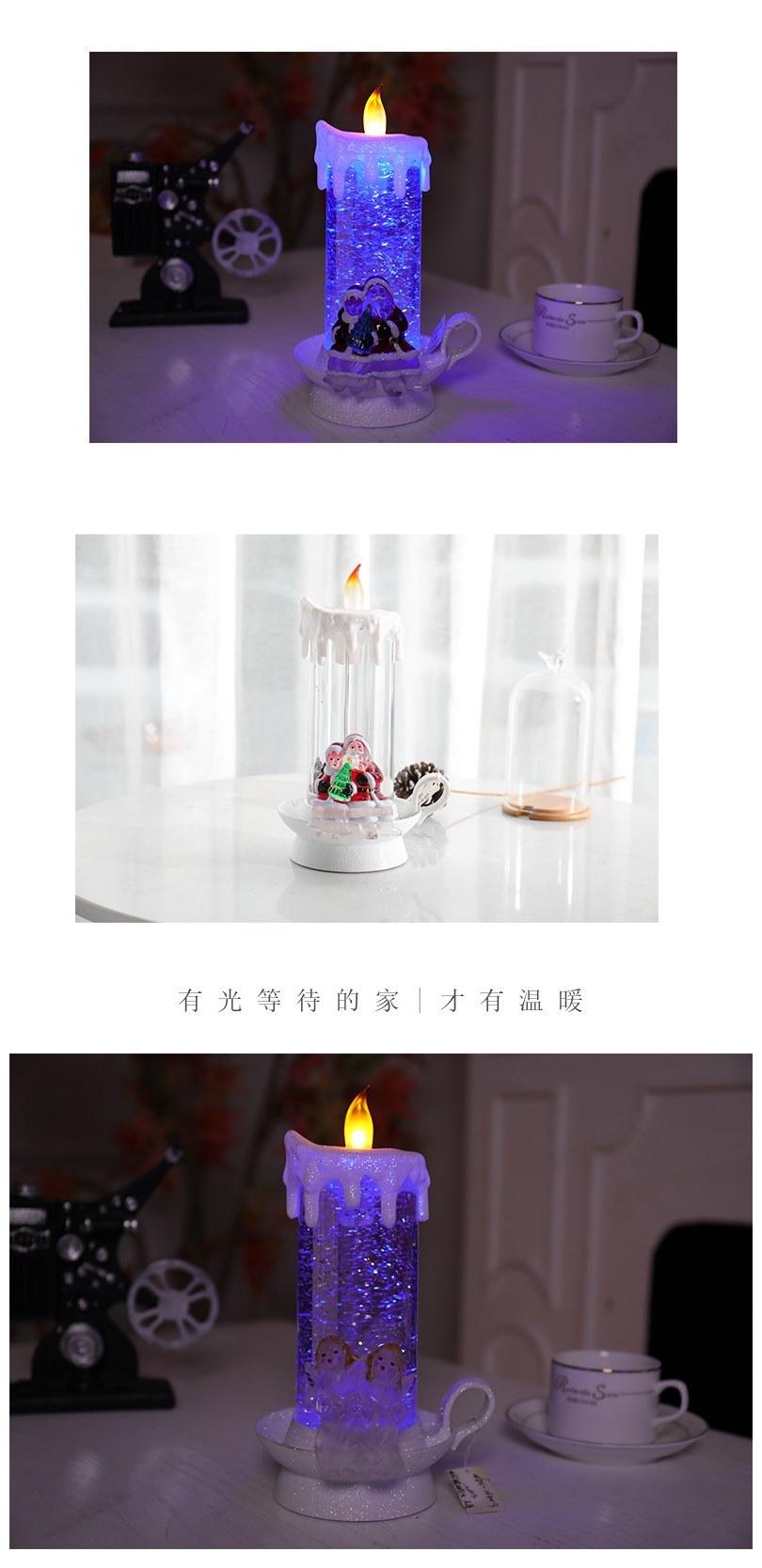 Christmas Crystal Candle LED Light Santa′ S Little Night Lights Decoration