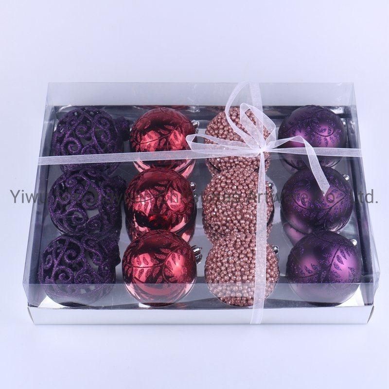 New Design High Sales Christmas Ball for Holiday Wedding Party Decoration Supplies Hook Ornament