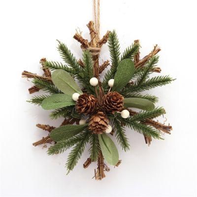 20cm Hot Sale Europe Luxury Style Christmas Home Party Supply Chirsmas Wreath