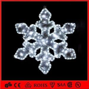 LED Motif Hanging Christmas Rope Motif Snowflake