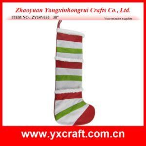 Christmas Decoration (ZY14Y636 30&prime;&prime;) Christmas Stripe Stocking