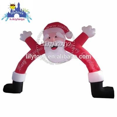 Outdoor Inflatable Santa Arch for Sale, Advertising Inflatable Santa Arch