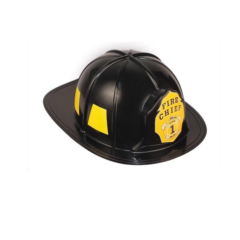 Plastic Firefighter Fireman Fire Chief Helmet Hat Cosplay Party