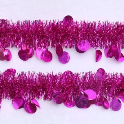 Christmas Garland Christmas Decoration Bar Tops Ribbon Christmas Tree Ornaments Cane Tinsel Xmas Navidad