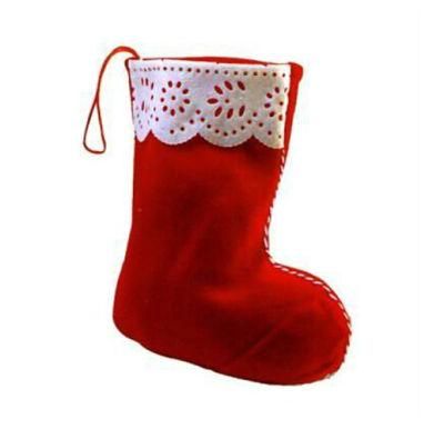 OEM Design Red Christmas Santa Stocking