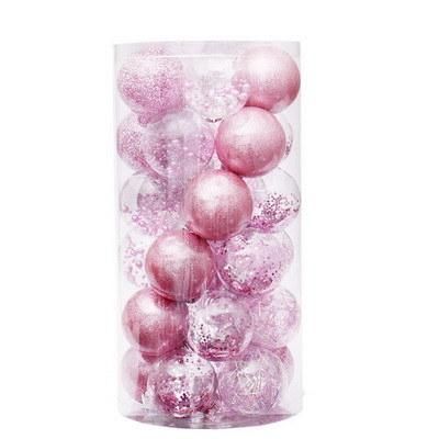 New Design Plastic Pet Ball Inside with Ornaments Decorate