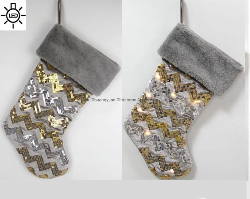 Candy Gift Socks Red Plaid Mini Wholesale Christmas Tree Indoor Ornament Christmas Stocking
