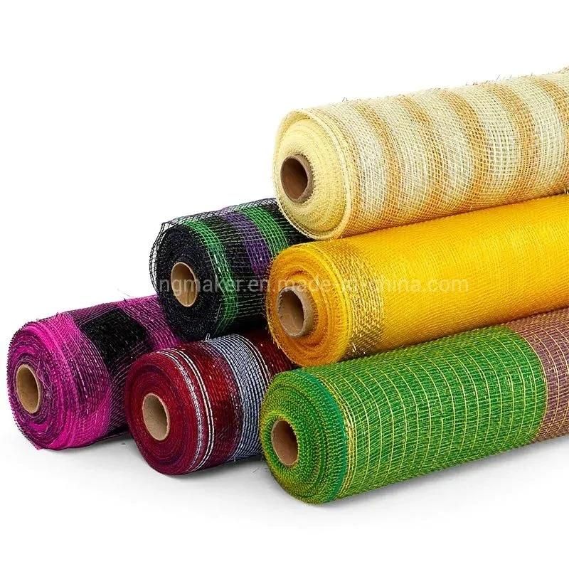 Assorted Stripes 21′′ Deco Mesh for Birthday Party Decoration