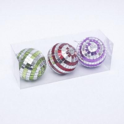 Yiwu Factory Hand Made Foam + Mirror Material 8cm Small Disco Ball