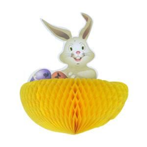 Umiss Easter Party Favors Paper Honeycomb Rabbit Hang Decoration