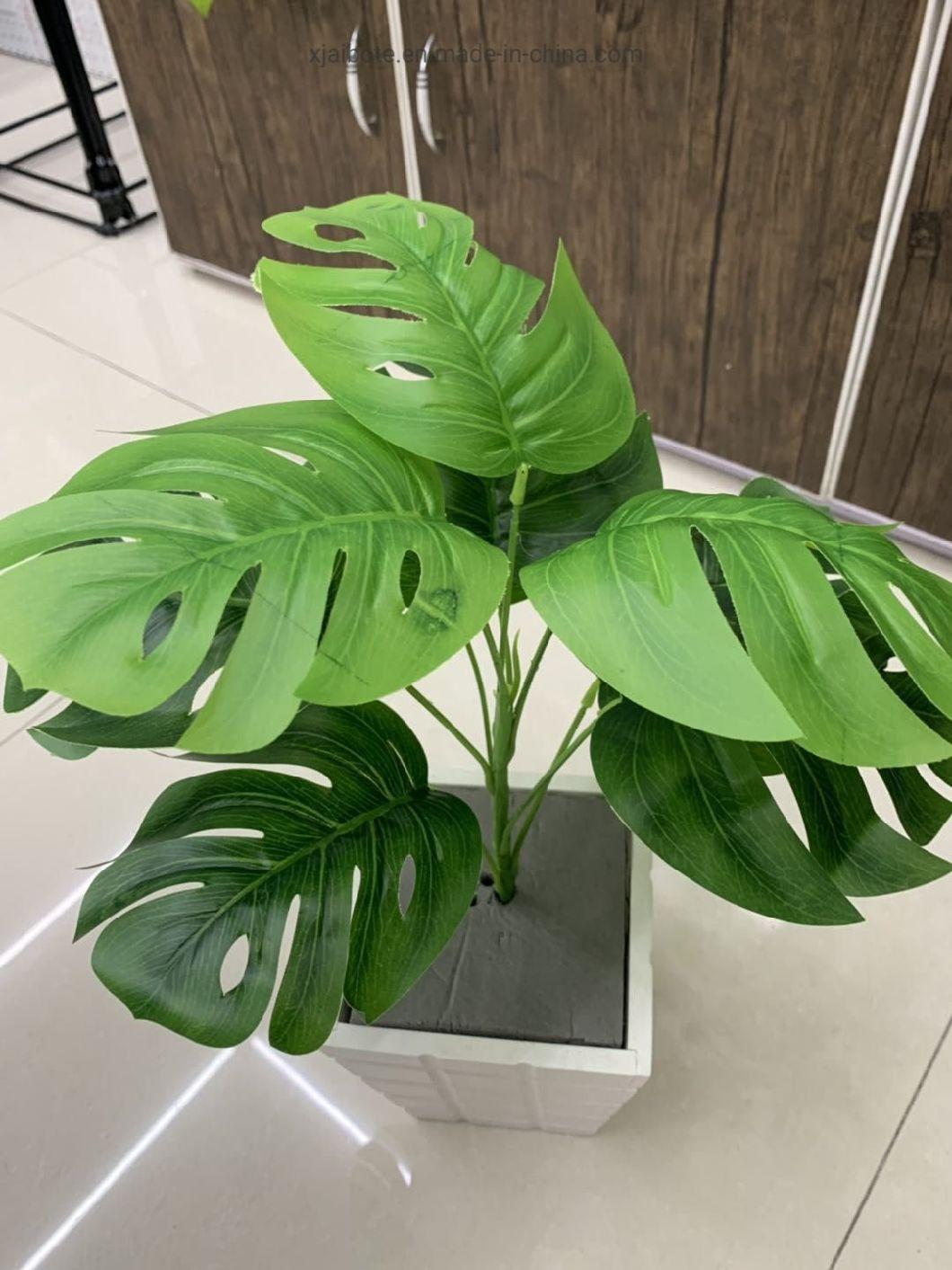 High Quality Artificial Plastic Turtle Leaf for Outdoor Indoor Decoration