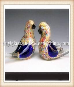 Animal Mandarin Duck Glass Craft for Decoration