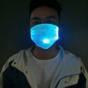 Party LED Flashing Luminous Anti-Dust Light Mask