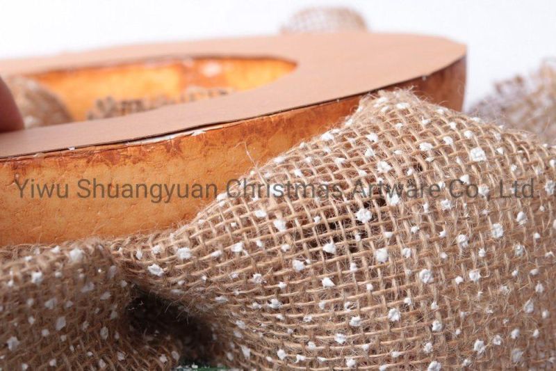 New Design High Quality Christmas PE White Wreath for Holiday Wedding Party Decoration Supplies Hook Ornament Craft Gifts