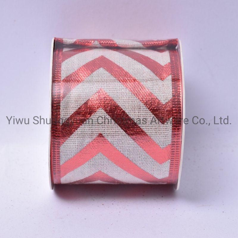 Christmas Ribbon Decor for Holiday Wedding Party Decoration Supplies Hook Ornament Craft Gifts