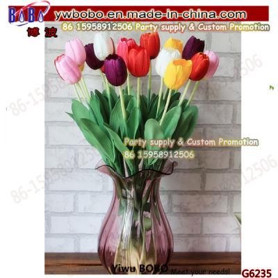 Colorful Wedding PU Tulip Artificial Flower Birthday Party Favor China Sroucing Agent (G6235)