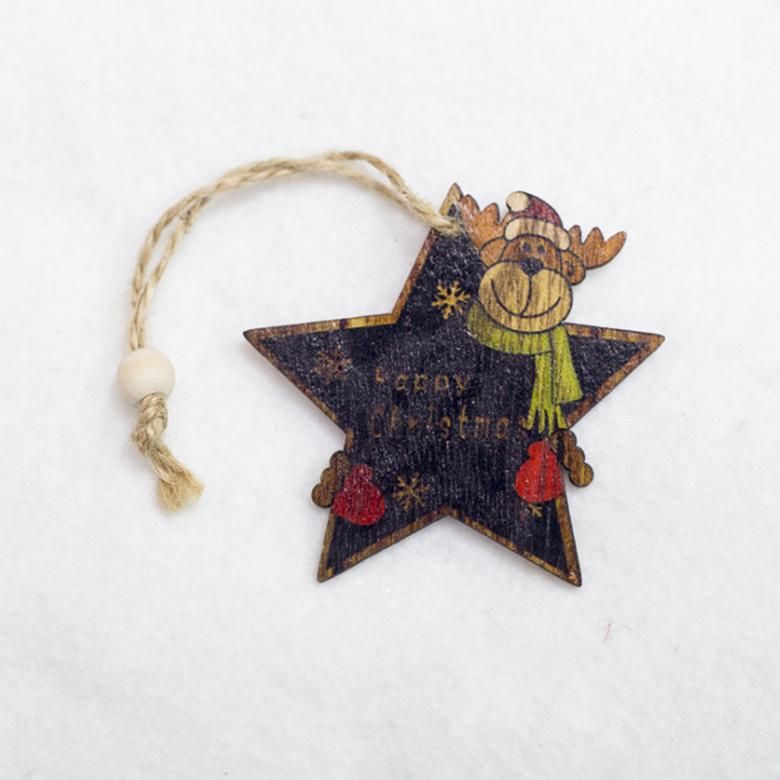 Christmas Wooden Hanging Decoration for Home Decor