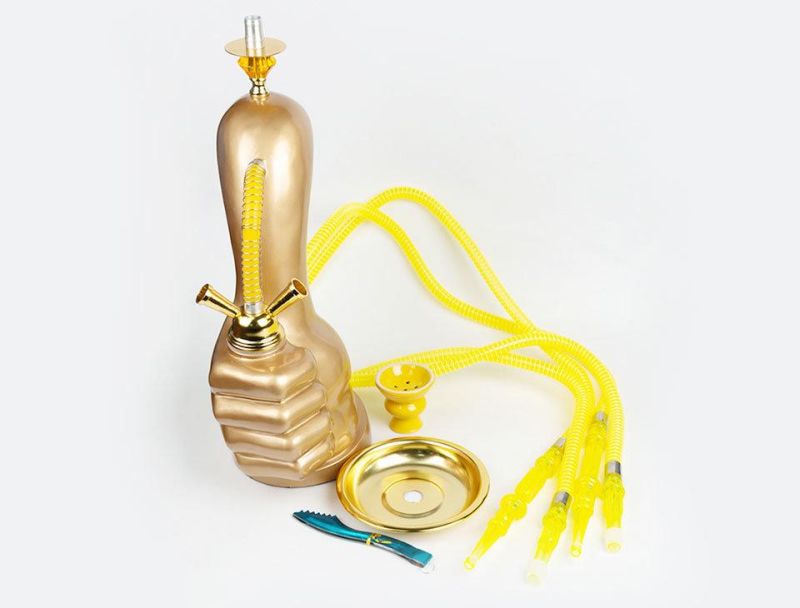 Wholesale Hookahs Set Gold Thumbs up Style Hookah