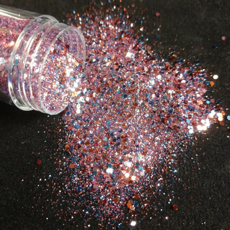 Eco-Friendly Pet Fantastic Mixed Glitter Powder for Festival and DIY