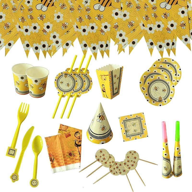 Decorations for Events Disposable Happy New Year Party Theme Party Supplies