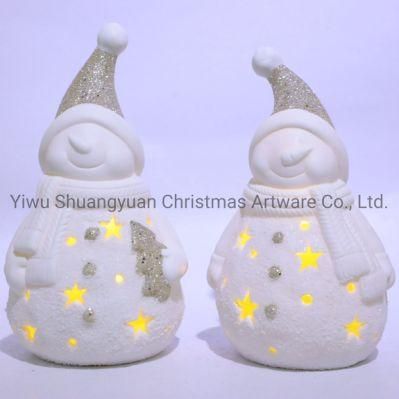 Christmas Ceramic for Holiday Wedding Party Decoration Supplies Hook Ornament Craft Gifts