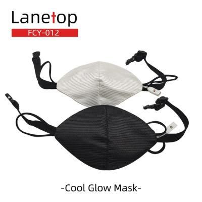 LED Light Optical Fiber Fabric Cool Mask Personality Chargeable Halloween Glow Party KTV Props Anti-Dust Face Masks