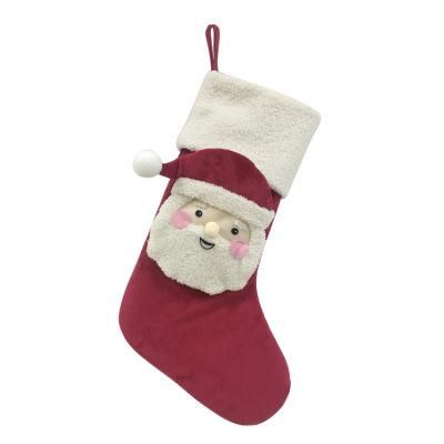 BSCI Custom Luxury Buy Christmas Decorations Christmas Santa Stocking