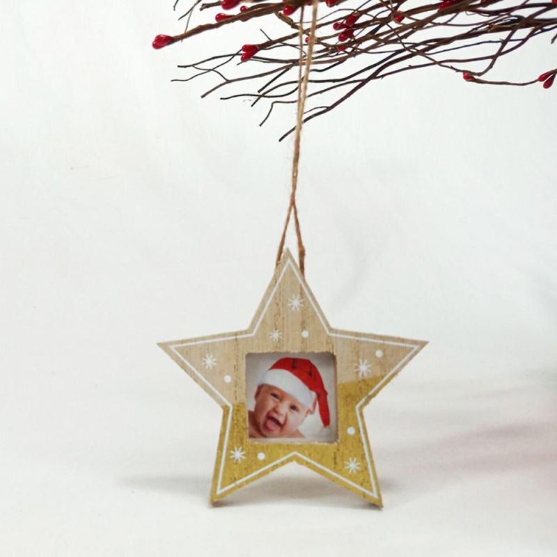 Wooden Embellishments Hanging Christmas