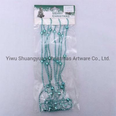 Christmas Decorations Plastic Beads Chain Roll for Christmas Tree