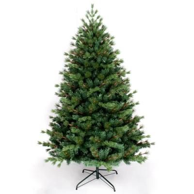 Yh1902 New Design Mixed Pine Needle and PVC Christmas Tree with Ornaments Decorate Christmas Tree
