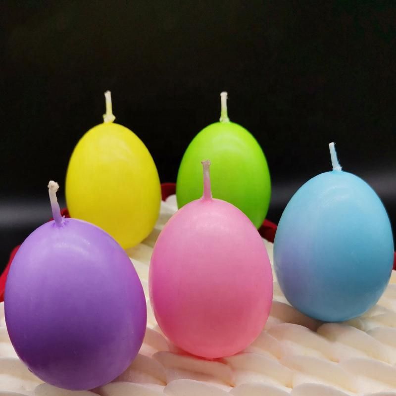 Home Decoration Egg Candles for Easter Day