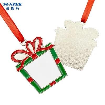 New Sublimation Blank Metal Christmas Ornament