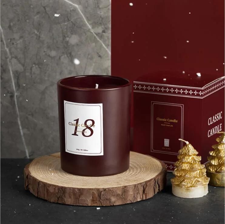 Christmas Red Scented Candle for Home Decoraton with Gift Box